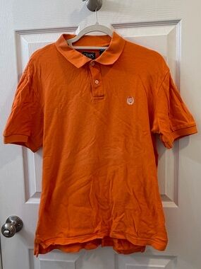 Chaps Orange Short-Sleeve Polo Shirt